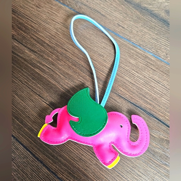 Accessories - NEW Pink Elephant Bag Charm